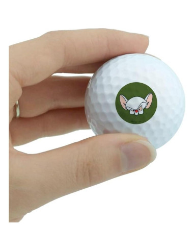 Pelotas de Golf Pinky y el Cerebro - 3 Unidades - Graphics & More