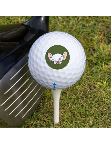 Pelotas de Golf Pinky y el Cerebro - 3 Unidades - Graphics & More