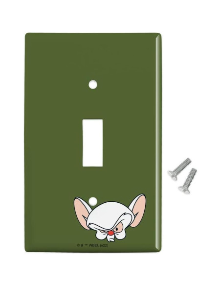 Cubierta de Interruptor de Luz Pinky y el Cerebro - Graphics & More