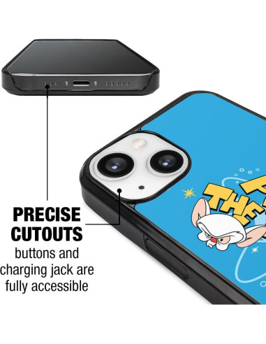 Funda Protectora Pinky y el Cerebro para iPhone 13 - Gráficos & Más