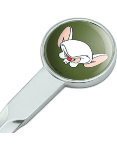 Abre Cartas Pinky y el Cerebro Metal Cromado 17.3cm 2