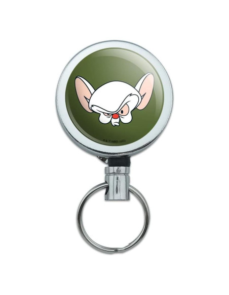 Soporte Retráctil Metal Pinky y el Cerebro para Insignia