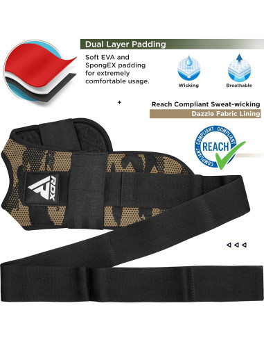 Correa de Estiramiento RDX LSC-T1 para Yoga y Ejercicio