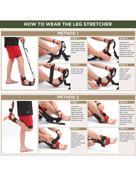 Correa de Estiramiento RDX LSC-T1 para Yoga y Ejercicio