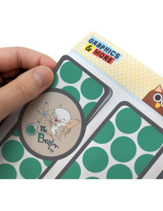Conjunto de 3 Marcadores Laminados Pinky y El Cerebro 2