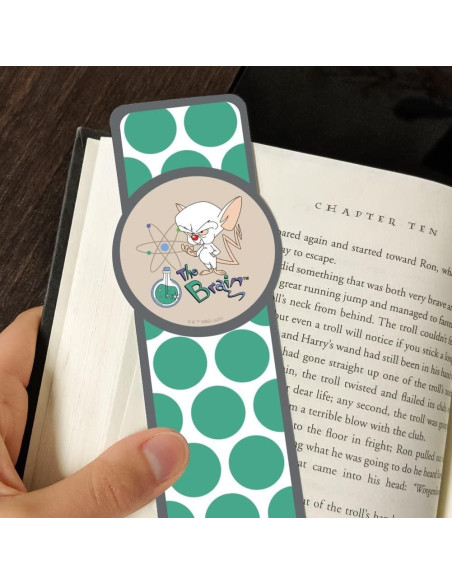 Conjunto de 3 Marcadores Laminados Pinky y El Cerebro