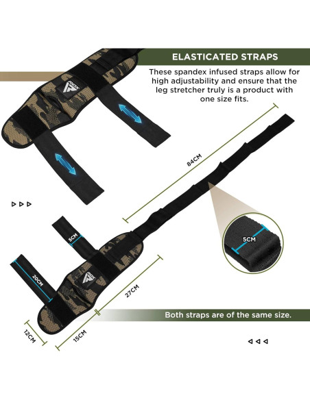 Correa de Estiramiento RDX LSC-T1 para Yoga y Ejercicio