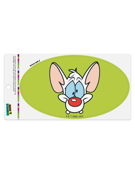 Imán Ovalado Pinky y El Cerebro - Graphics & More 17.8x10.2cm