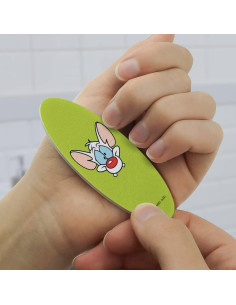 Set de 4 Limadoras de Uñas Ovaladas Pinky y El Cerebro 2