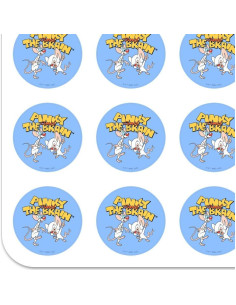 Pegatinas Transparentes Pinky y el Cerebro - 50 Unidades 2