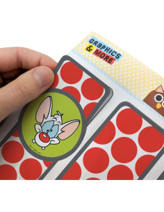 Conjunto de 3 Marcadores Laminados Pinky y El Cerebro 2