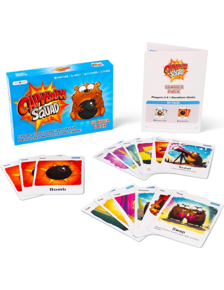 Juego de Cartas Escuadrón Capybara Rokt&razo - Paquete Inicial