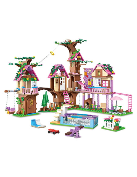 Juego de Construcción Casa en el Árbol Shantou 1050 Piezas