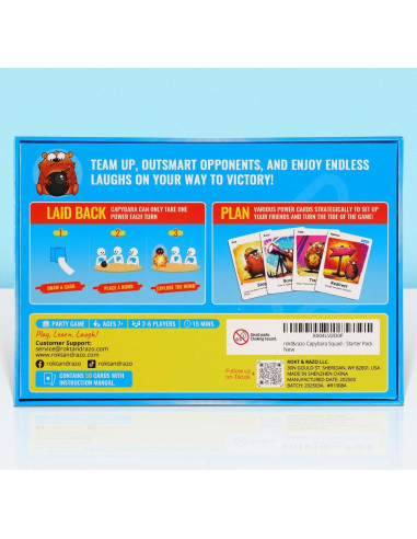 Juego de Cartas Escuadrón Capybara Rokt&razo - Paquete Inicial