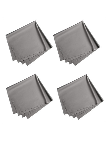 Paquete de 4 paños de microfibra K&F Concept 40x40 cm gris Paquete de 4 paños de microfibra K&F Concept 40x40 cm gris