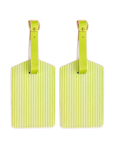 Etiquetas de Equipaje Sprinkles & Confetti - Paquete de 2 Limón Cítrico