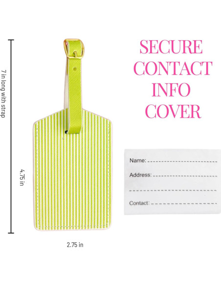 Etiquetas de Equipaje Sprinkles & Confetti - Paquete de 2 Limón Cítrico Etiquetas de Equipaje Sprinkles & Confetti - Paquete de 2 Limón Cítrico