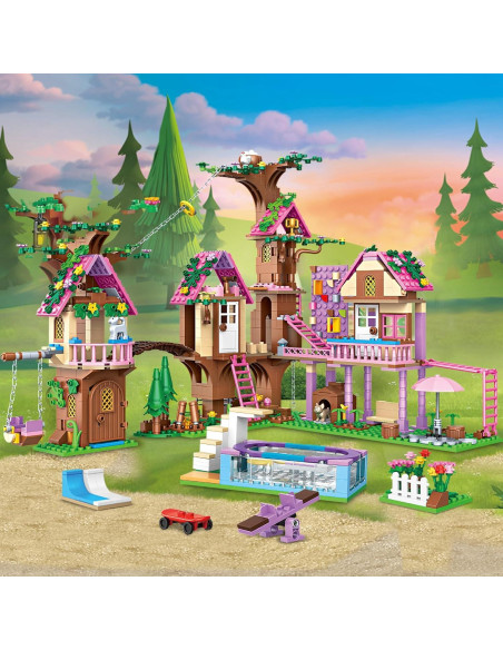 Juego de Construcción Casa en el Árbol Shantou 1050 Piezas