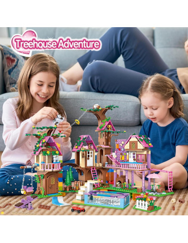 Juego de Construcción Casa en el Árbol Shantou 1050 Piezas