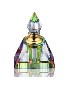 Botella de Perfume Vintage Rellenable H&D 3ml Vidrio Pirámide