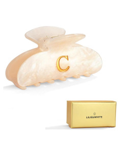 Clips de Pelo Acrílicos LILIE&WHITE Letra C Elegantes 8.5x5 cm