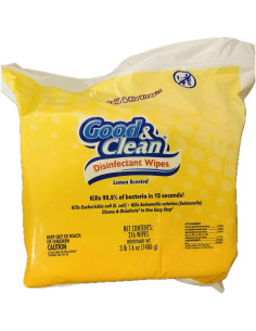Toallitas Desinfectantes Good & Clean, 432 Unidades, Aroma Limón 2