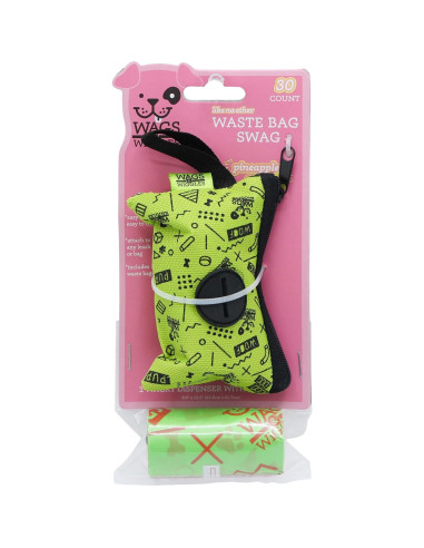Dispensador de bolsas de desechos Wags & Wiggles 30 unidades
