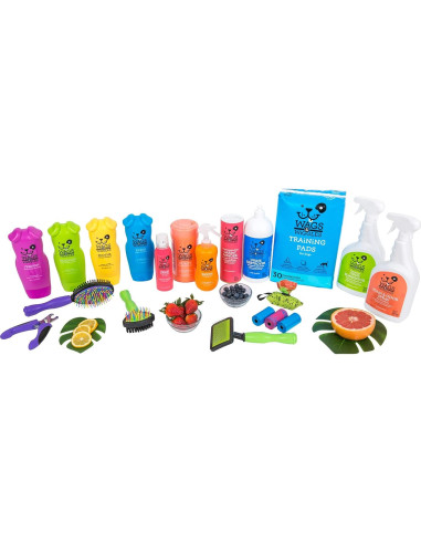 Dispensador de bolsas de desechos Wags & Wiggles 30 unidades