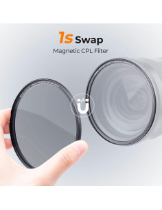 Filtro Polarizador Magnético K&F Concept 49mm + Anillo Básico 2
