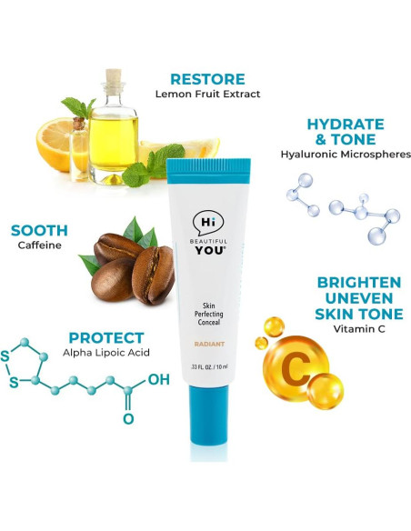 Corrector Perfecto para la Piel Hola Hermosa Tú 9.86 ml LUMINOSO Corrector Perfecto para la Piel Hola Hermosa Tú 9.86 ml LUMINOSO