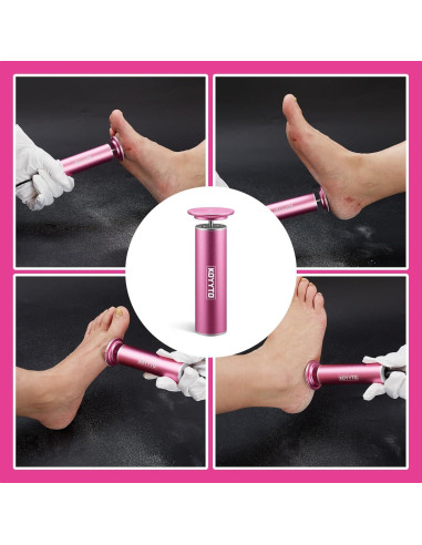 Removedor de Callos Eléctrico KOYYTO Rosa con 60 Discos