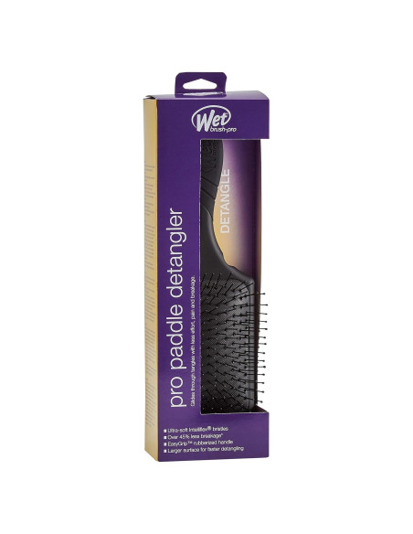 Cepillo Desenredante Paddle Wet Brush Pro Negro 26.7cm