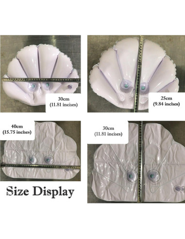 Almohada de Baño Inflable Cool & Fresh - 2 Unidades con Ventosas