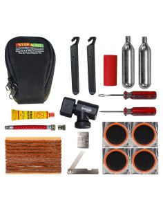 Kit de Reparación e Inflación de Bicicleta Stop & Go 100 - 27 Piezas