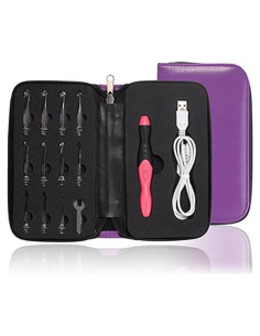 Juego de Ganchillos Iluminados LOVE&WEAVING 11 Piezas 2.5-8mm