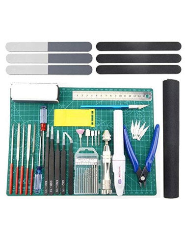 Juego de Herramientas BXQINLENX 33 PCS para Modelistas