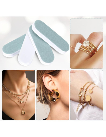 Barra de Pulido HINZIC 30 Piezas Doble Cara 6x2x0.7 cm