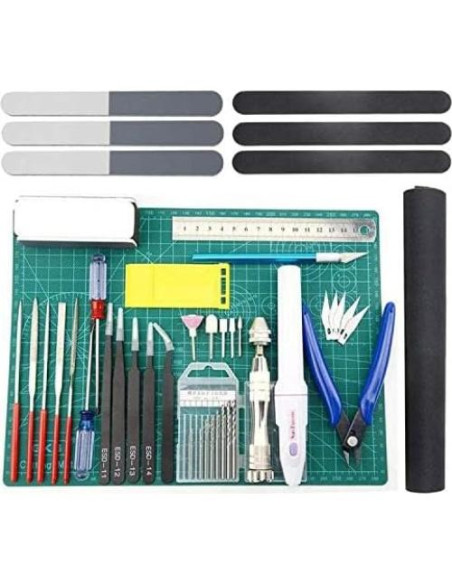 Juego de Herramientas BXQINLENX 33 PCS para Modelistas