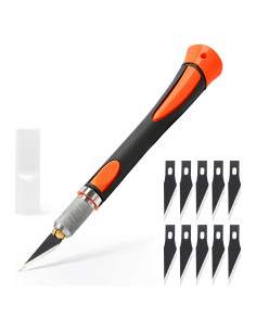 Juego de cuchillos de precisión EHDIS con 10 hojas - Naranja