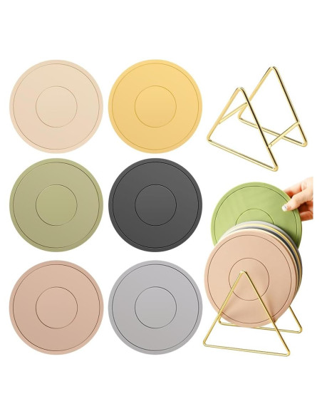 Soportes para Ollas H&W de Silicona Antideslizantes 6 Pcs