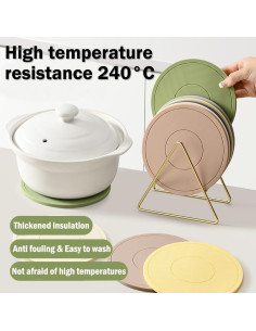 Soportes para Ollas H&W de Silicona Antideslizantes 6 Pcs 2