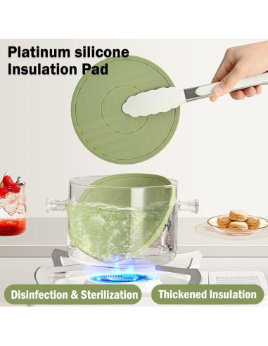 Soportes para Ollas H&W de Silicona Antideslizantes 6 Pcs