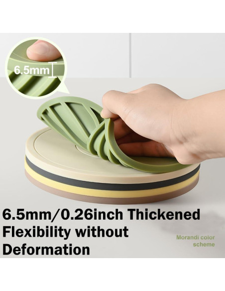 Soportes para Ollas H&W de Silicona Antideslizantes 6 Pcs