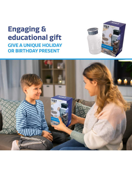 Hucha Digital de Conteo de Monedas M&R con Pantalla LCD