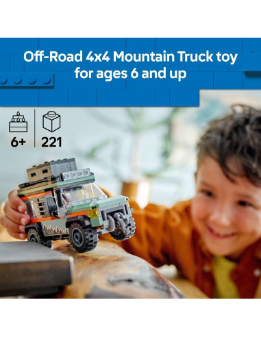 LEGO City Camión 4x4 Todo Terreno - Set 221 Piezas