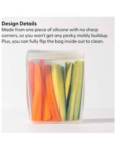 Bolsa de Almacenamiento Silicona W&P Porter 1.07L Avena