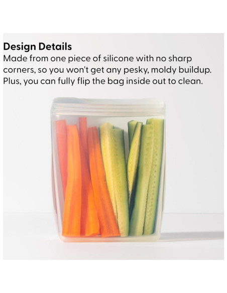 Bolsa de Almacenamiento Silicona W&P Porter 1.07L Avena