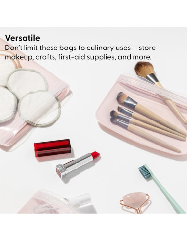 Bolsa de Almacenamiento Silicona W&P Porter 1.07L Avena