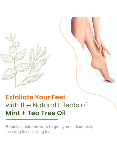 Mascarillas para Pies Klar & Co - Menta y Árbol de Té - 3 Pares