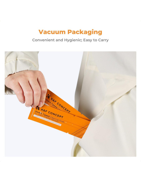 K&F Concept Kit de Limpieza de Sensor 14 Pcs 24mm Doble Punta